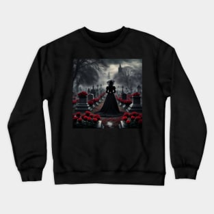 Woman In Black Crewneck Sweatshirt